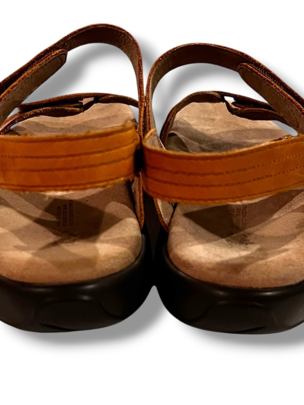 SAS Pier Sandals 3 Adjustable Straps Leather Sepia Women's US 10M USA D-8 - Picture 4 of 7